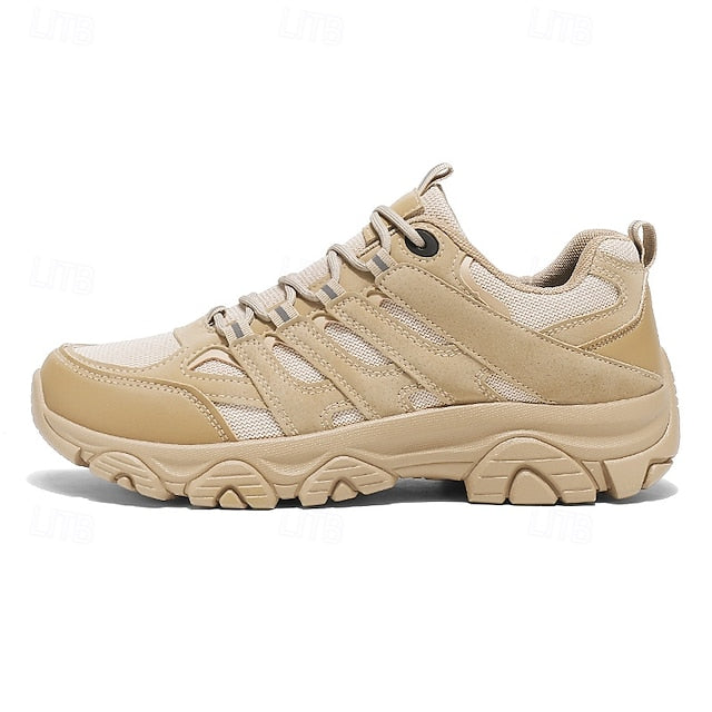 Beige Hiking - Men's Lightweight Outdoor Sneakers