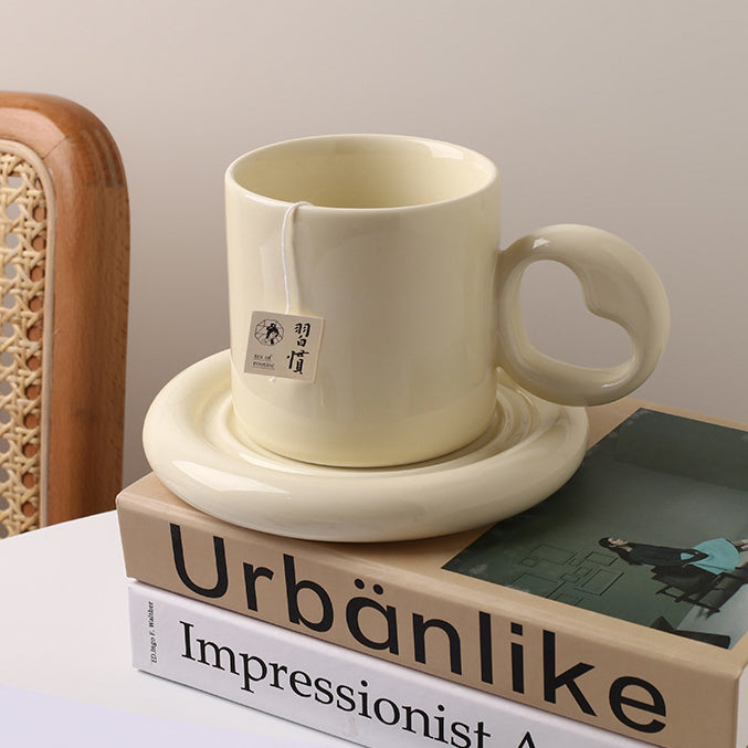 Heart-shaped Cup and Plate - Heartzcore Heartzcore