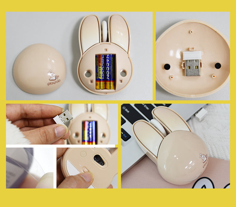 Cute Bunny Wireless Mouse - Kimi Kimi