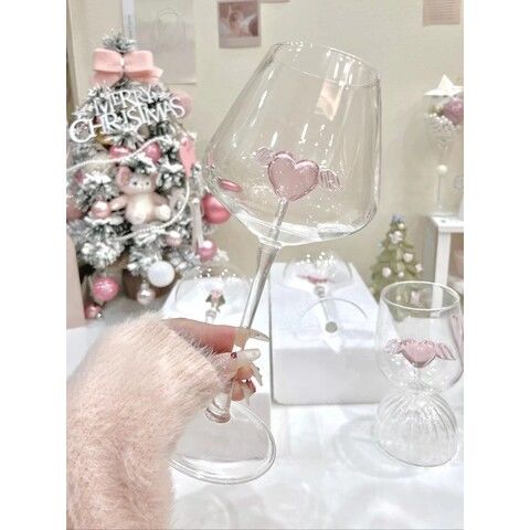 Love Inside Glass Cup MK Kawaii Store