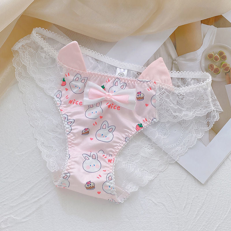 Cute Bunny Lace Panties MK Kawaii Store