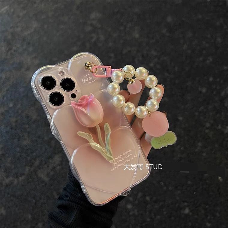 3D Tulip Flower Phone Case MK Kawaii Store