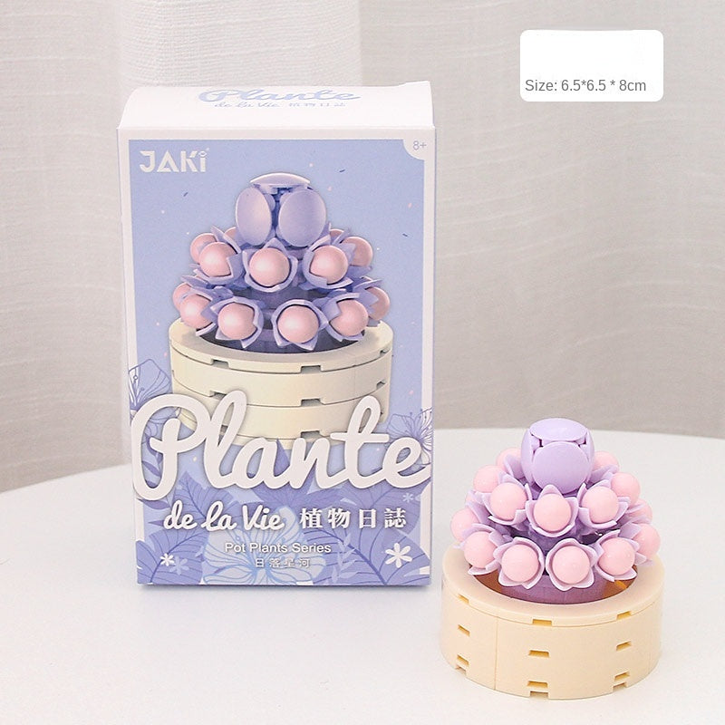 DIY Potted Plants Flowers Blocks Susan