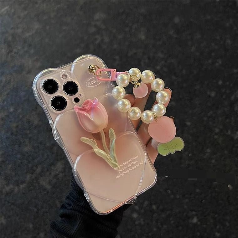 3D Tulip Flower Phone Case MK Kawaii Store