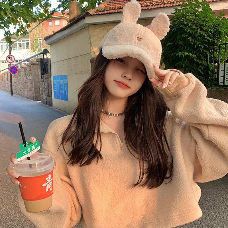 Bunny Rabbit Ear Fluffy Cap MK18988 MK Kawaii Store
