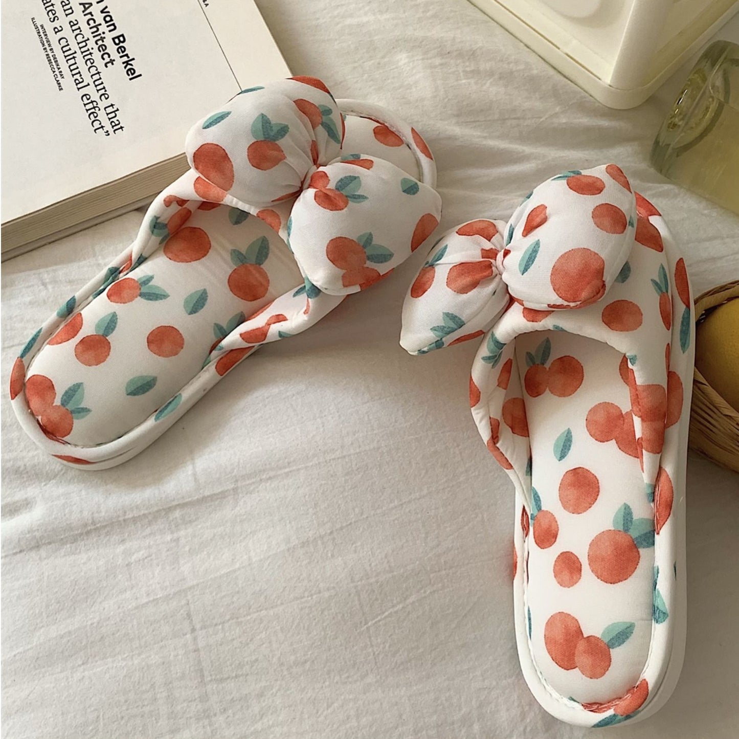 Cute Bow Soft Bottom Slippers Susan