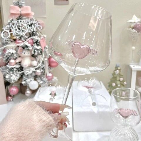 Love Inside Glass Cup MK Kawaii Store