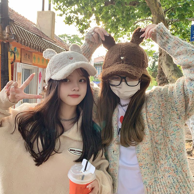 Bunny Rabbit Ear Fluffy Cap MK18988 MK Kawaii Store