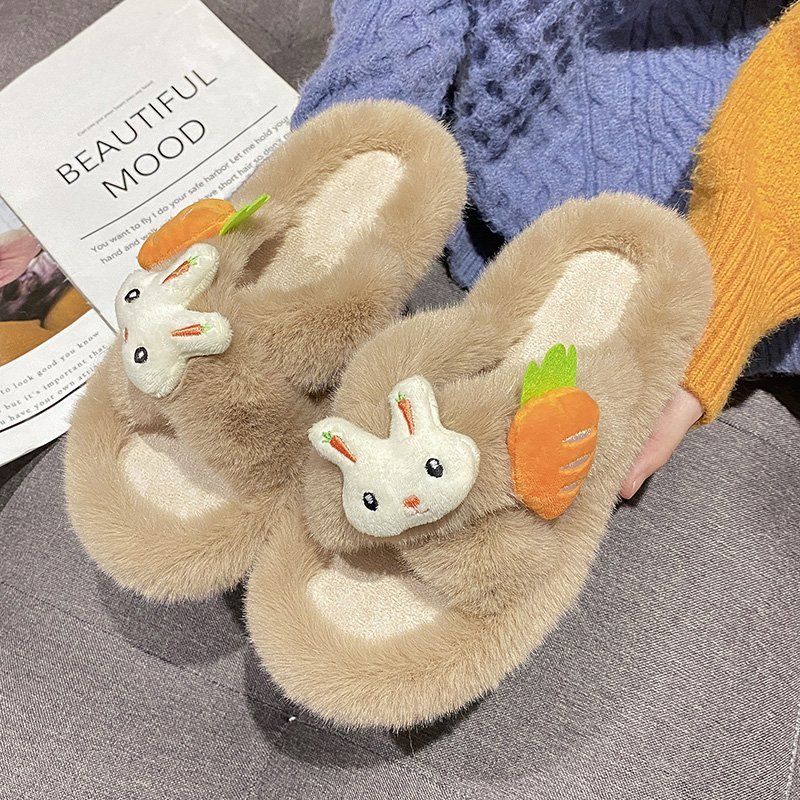 Cute Bunny Carrot Slippers Susan
