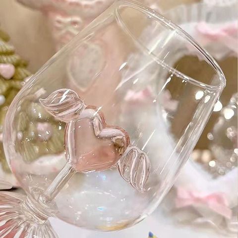 Love Inside Glass Cup MK Kawaii Store