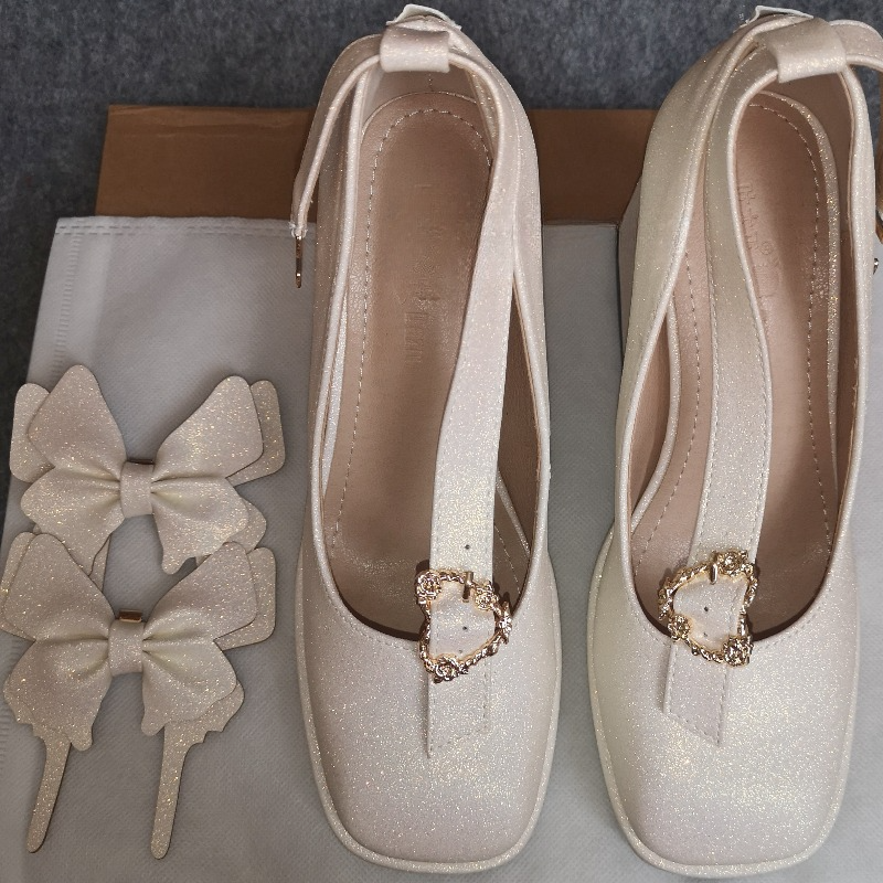 Women's Bow Lolita High Heels - Heartzcore MK Kawaii Store