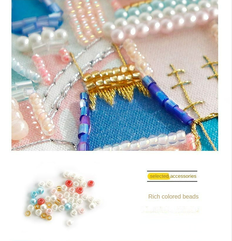 DIY castle embroidery decoration MK Kawaii Store