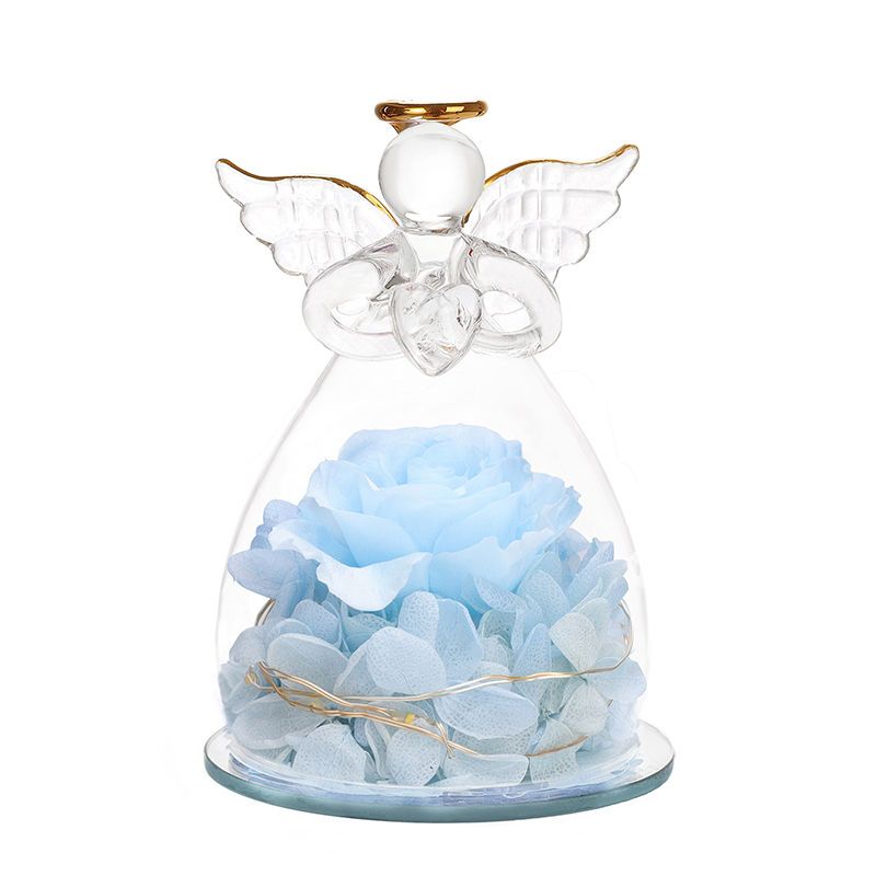Angel Everlasting Flower Led Gift MK Kawaii Store