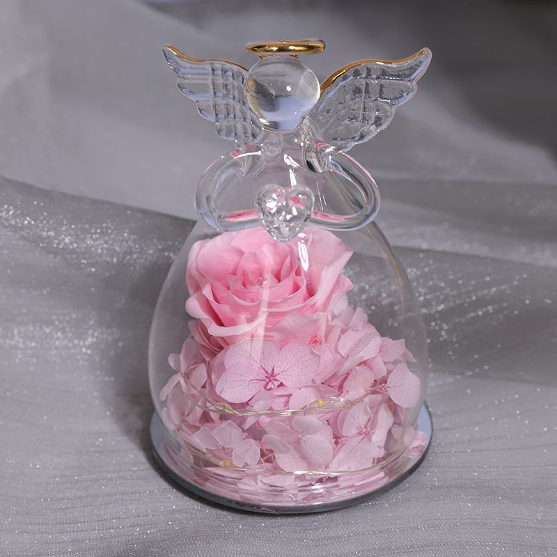 Angel Everlasting Flower Led Gift MK Kawaii Store