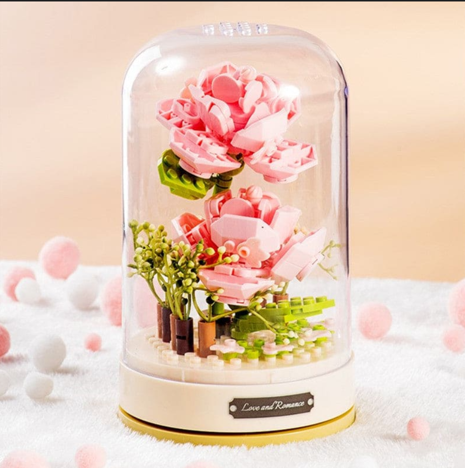DIY LED Flower Block Music Box - Heartzcore MK Kawaii Store