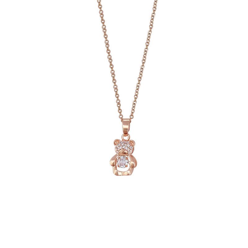 Cute Bear Pendant Necklace Susan
