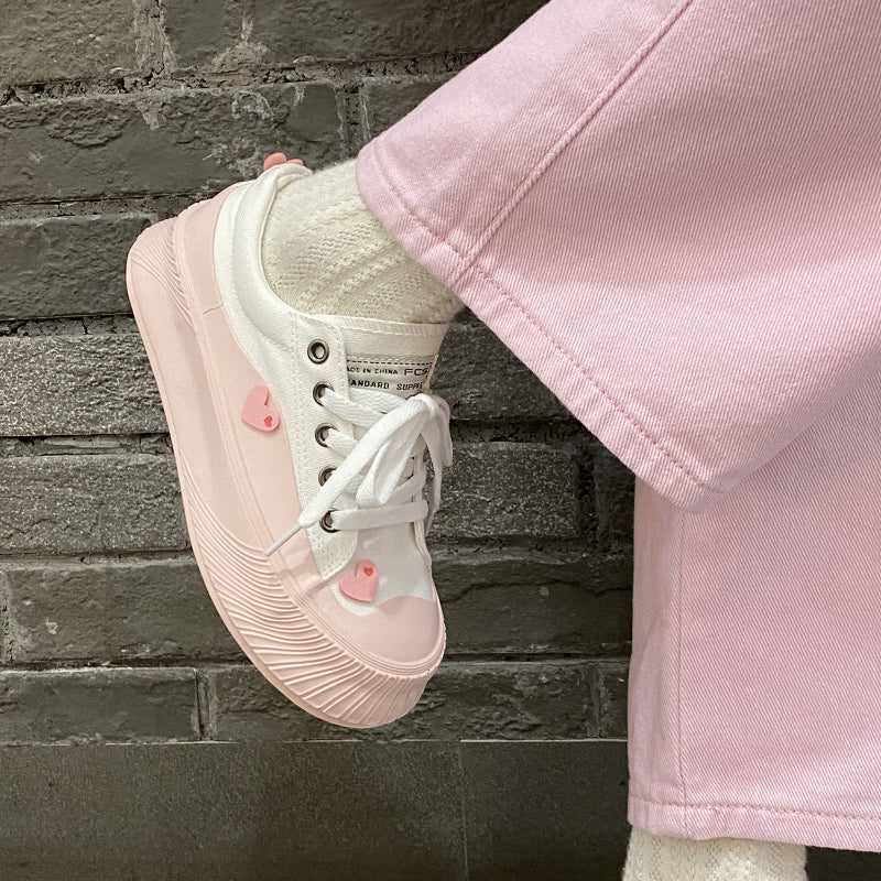 Love Cute Plush Canvas Shoes - Kimi MK Kawaii Store