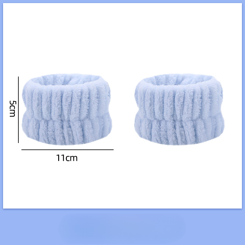 Cute Pink Blue White Wrist Makeup Bands ON687 Cospicky