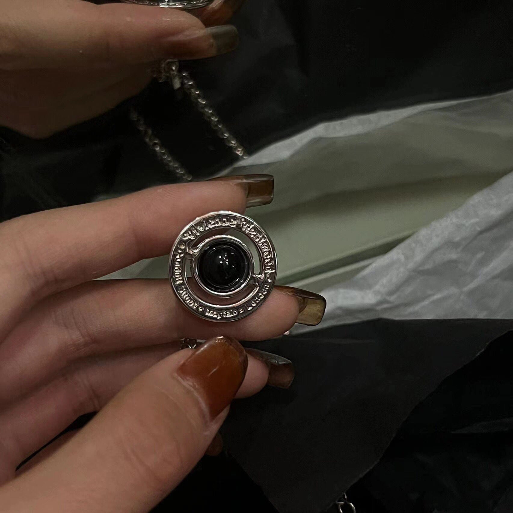 Pink Saturn Pendant Necklace - Lovesickdoe Lovesickdoe