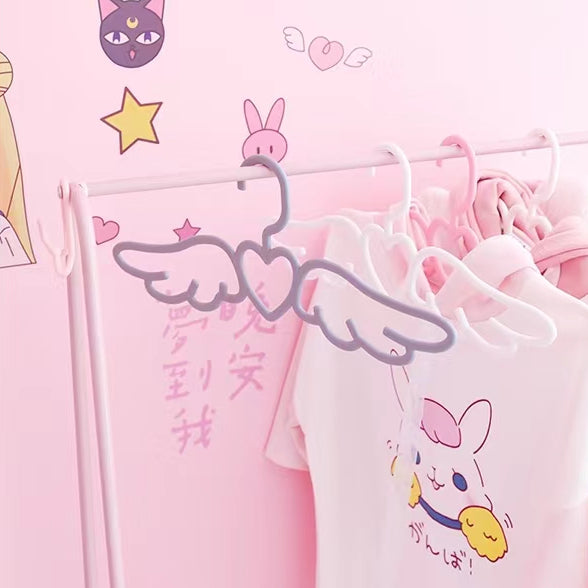 5pcs Heart Angel Wings Hangers - Heartzcore Heartzcore