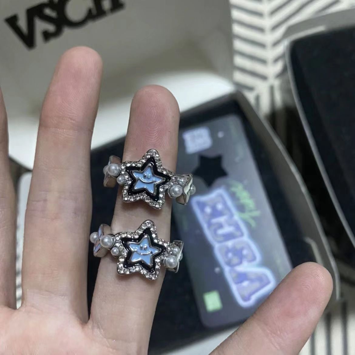 Blue Star Rings Susan