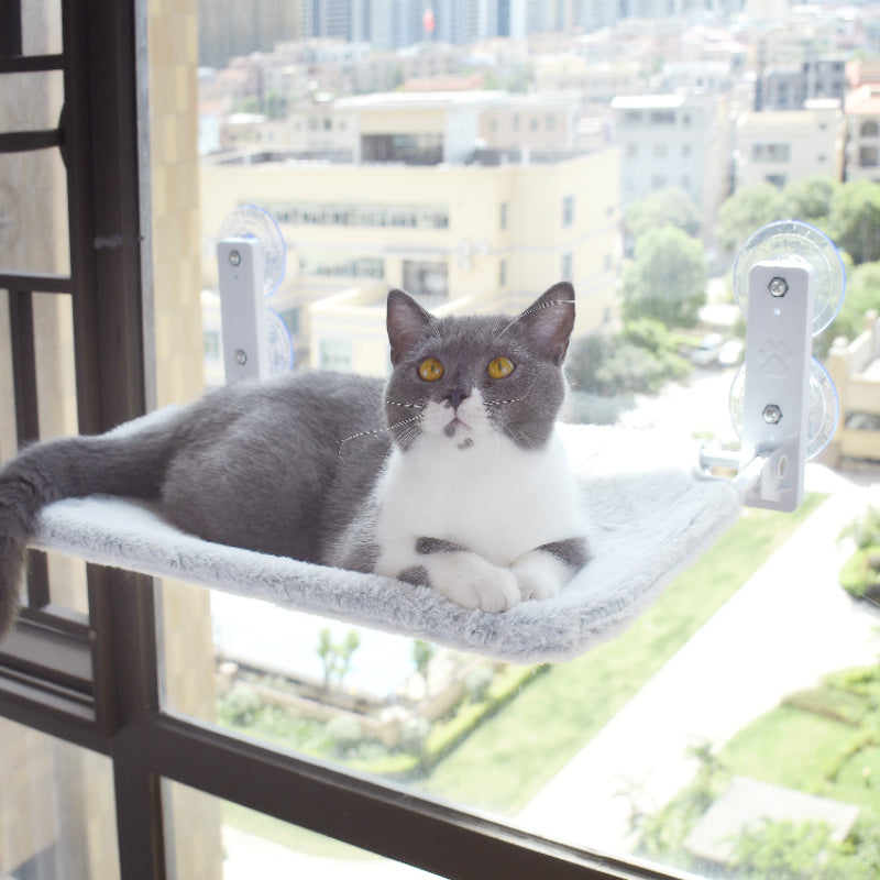 Cute Cat Window Bed Hammock ON702 KawaiiMoriStore
