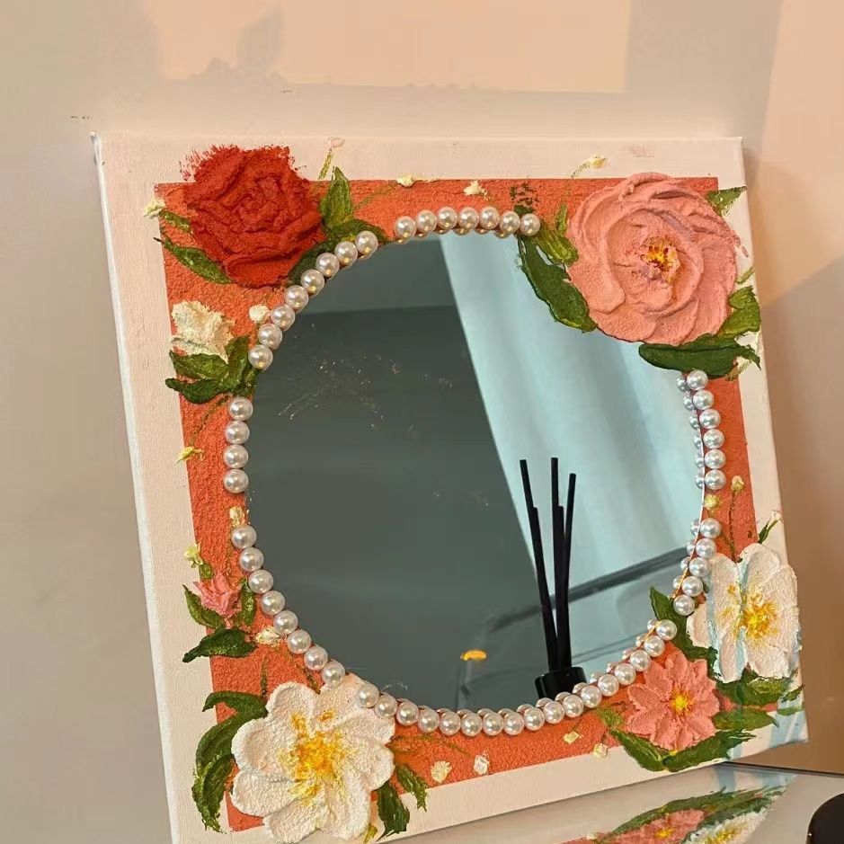 DIY 3D Flower Mirror Frame MK Kawaii Store