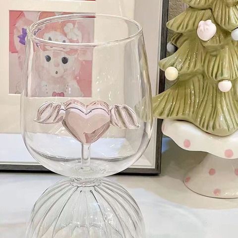 Love Inside Glass Cup MK Kawaii Store
