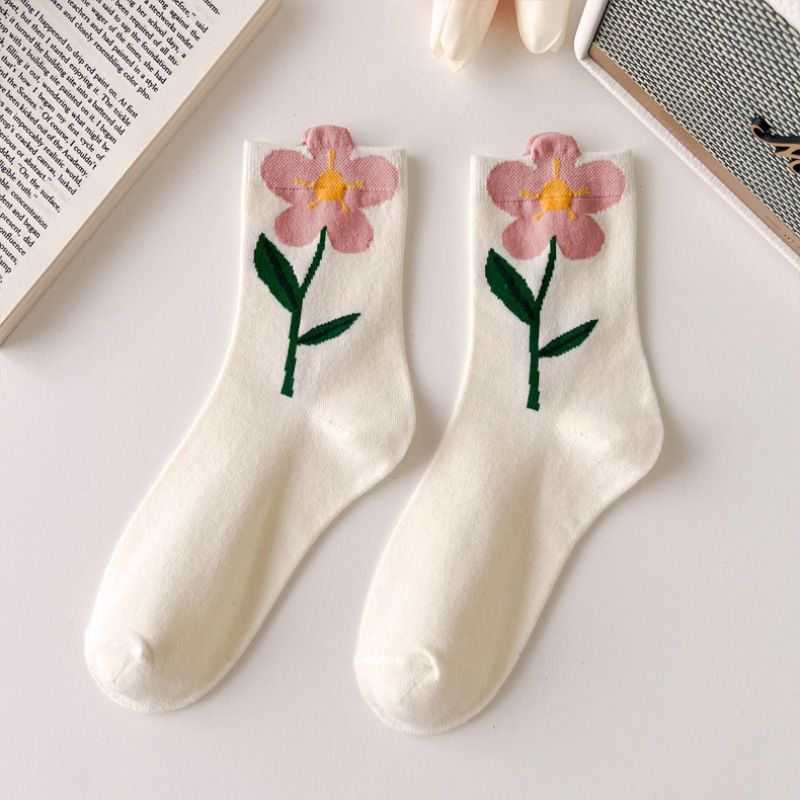 Flowers Candy Color Socks MK18879 Susan
