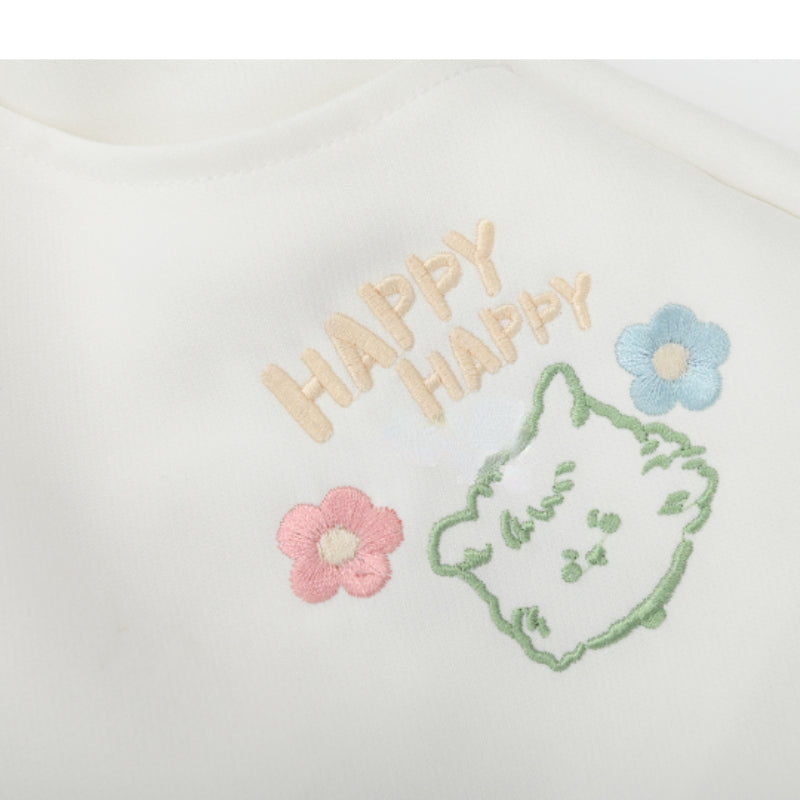 Cute Spring White Bear Shorts MK19174 KawaiiMoriStore