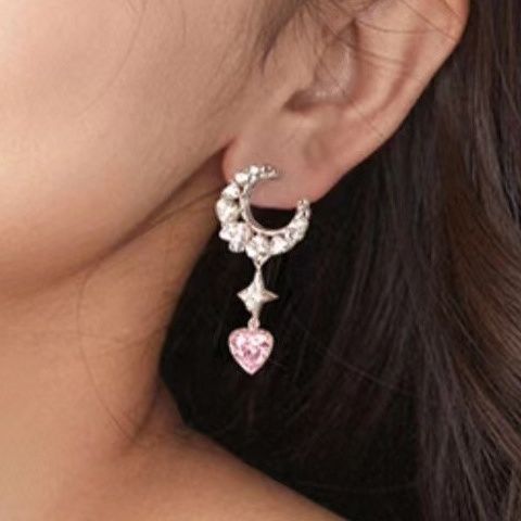 U Are My Moon and Heart Earring MK18736 Susan