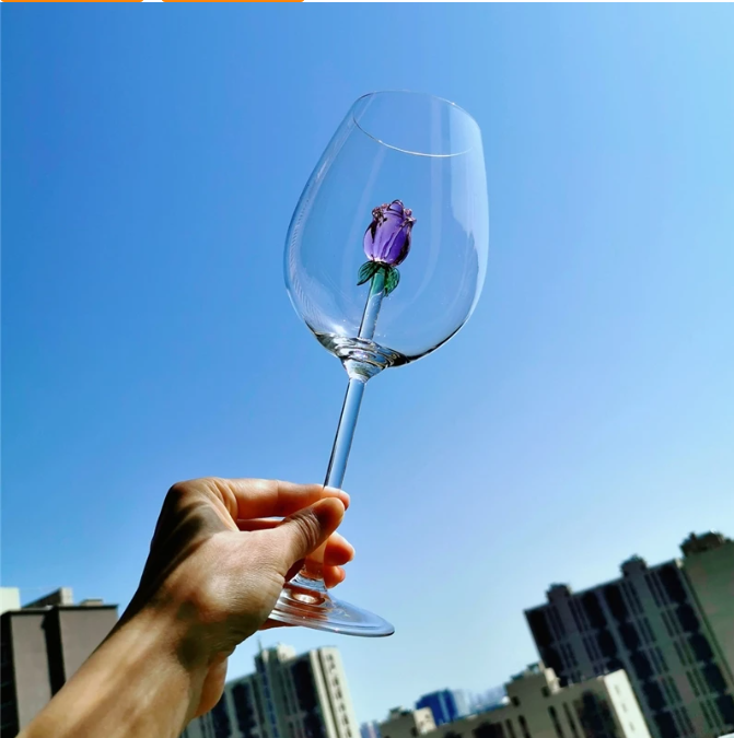 Rose Champagne Flutes - Heartzcore Heartzcore