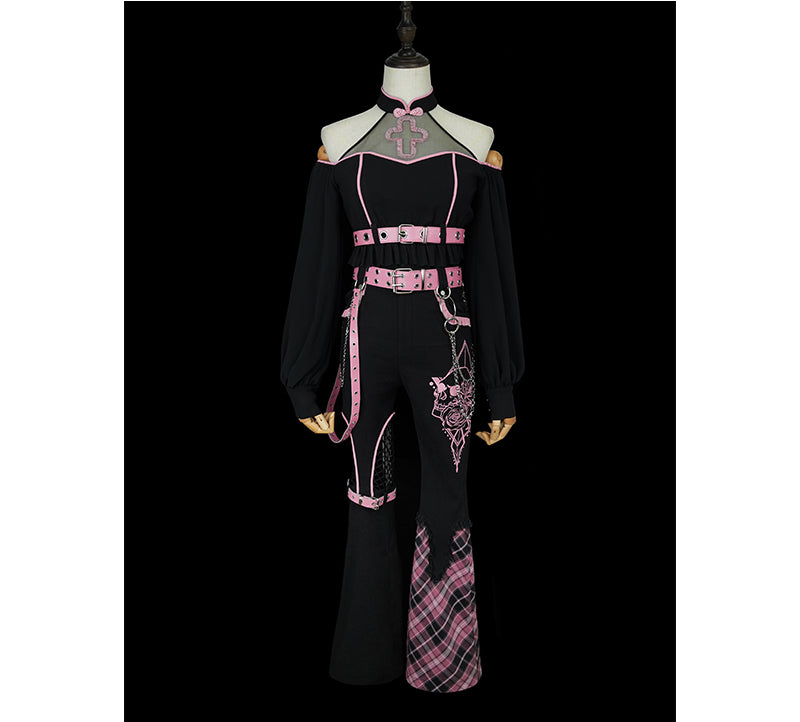 Kawaii Harajuku Black Pink Outfits ON812 ONI