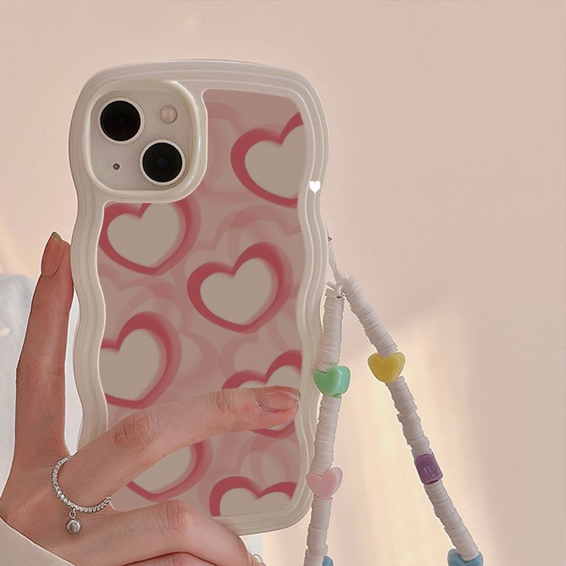 Pink Heart Bracelet Phone Case Susan