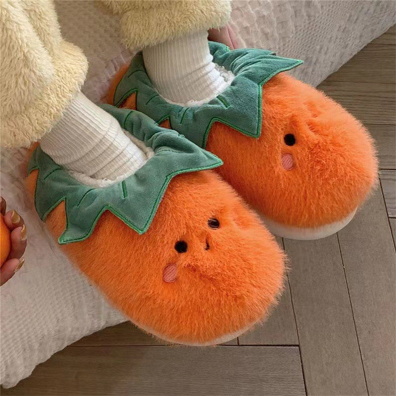 Warm Plush Vegetable Slippers Susan