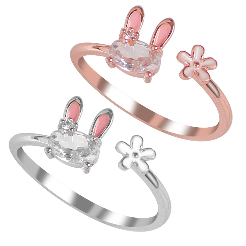 Matching Bunny Rabbit Ring W486 MK Kawaii Store