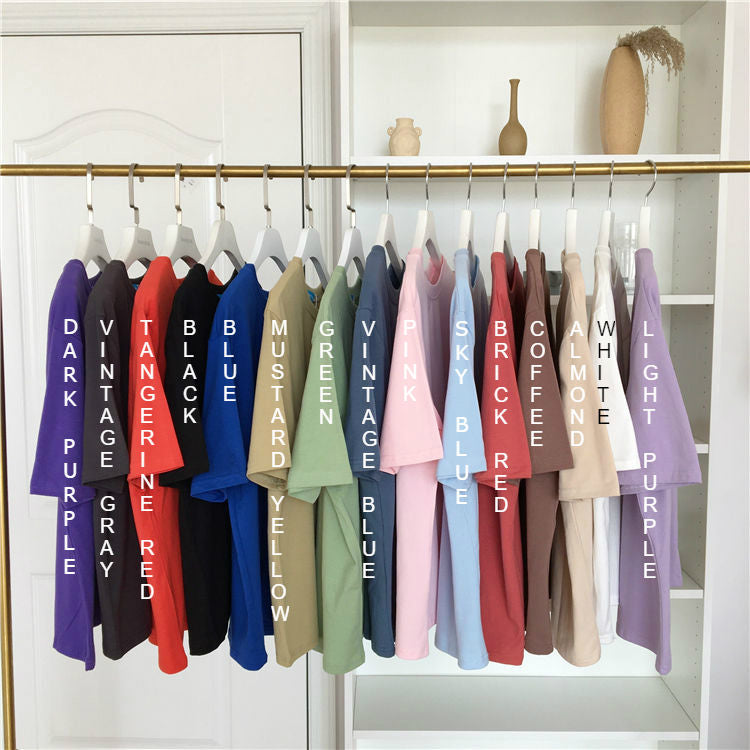 Crew-Neck Short-Sleeve T-Shirt WI107 MK Kawaii Store