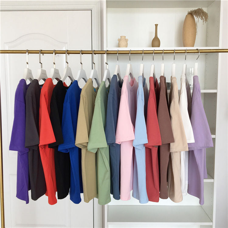 Crew-Neck Short-Sleeve T-Shirt WI107 MK Kawaii Store