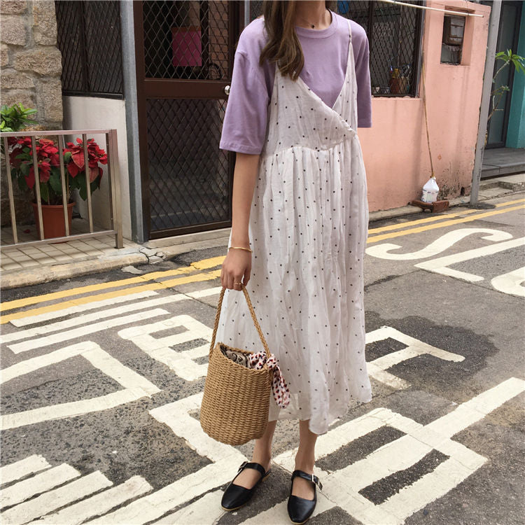 Crew-Neck Short-Sleeve T-Shirt WI107 MK Kawaii Store