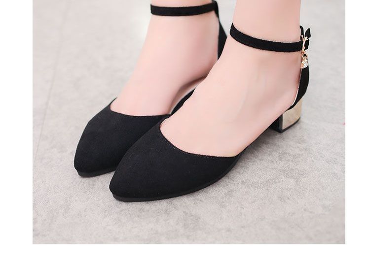 Faux Pearl Chunky Heels cc1 MK Kawaii Store