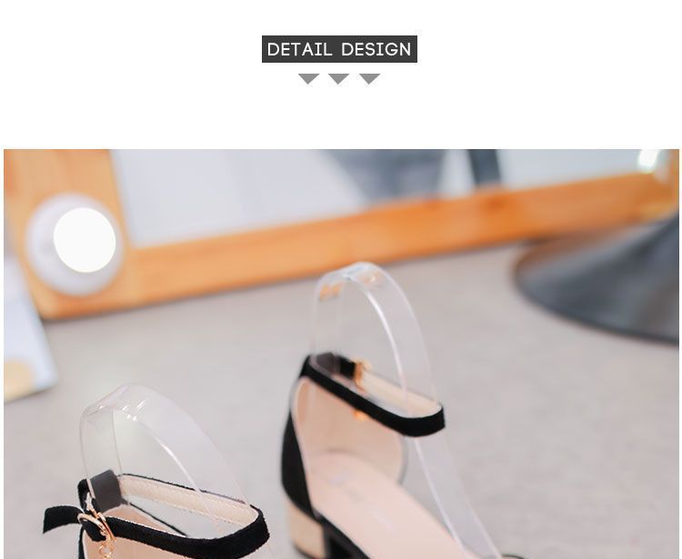 Faux Pearl Chunky Heels cc1 MK Kawaii Store