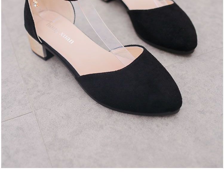 Faux Pearl Chunky Heels cc1 MK Kawaii Store