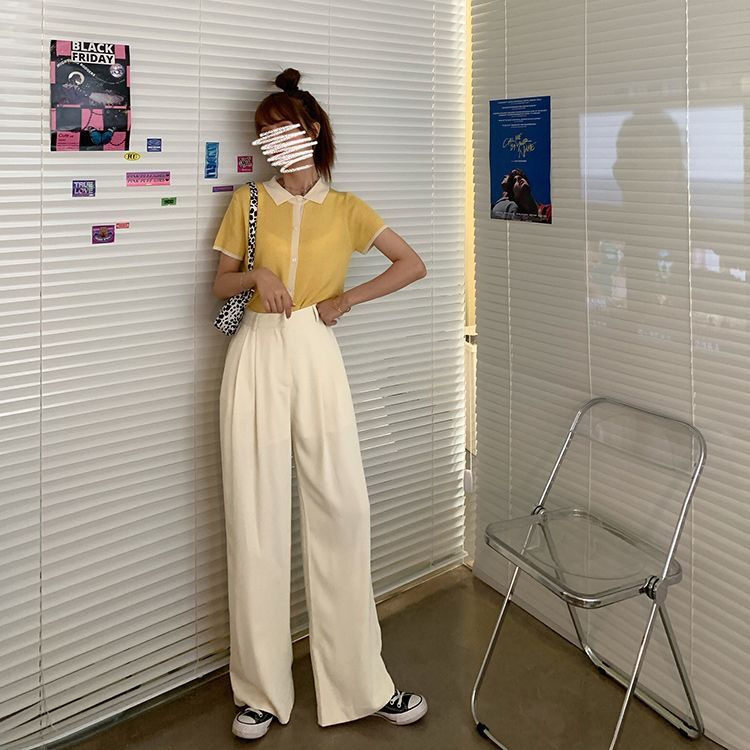 Wide-Leg Dress Pants dd8 MK Kawaii Store