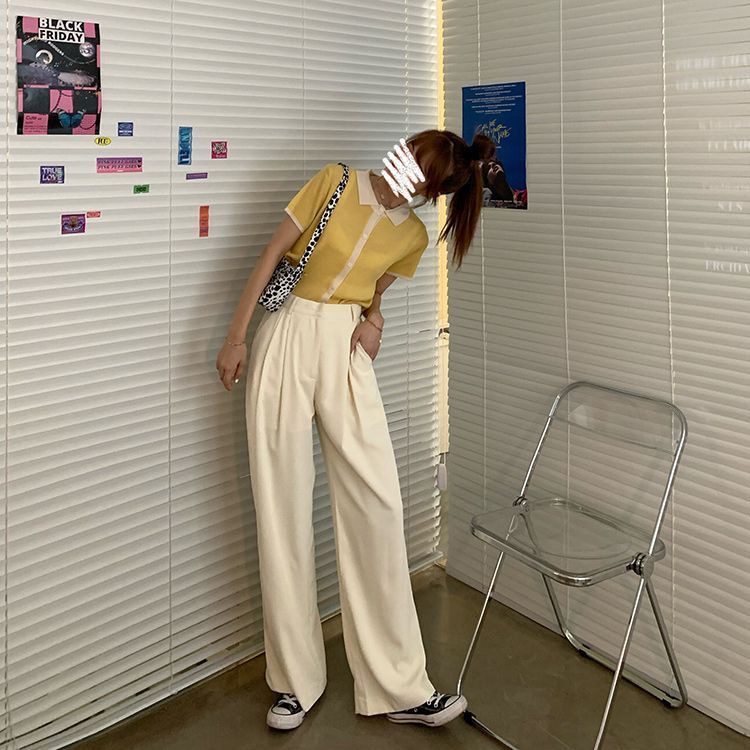 Wide-Leg Dress Pants dd8 MK Kawaii Store