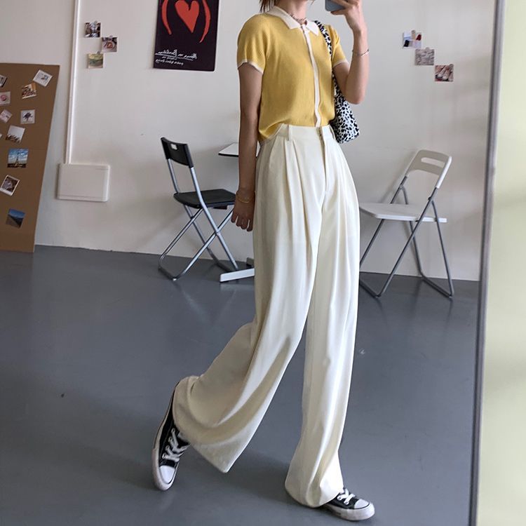 Wide-Leg Dress Pants dd8 MK Kawaii Store