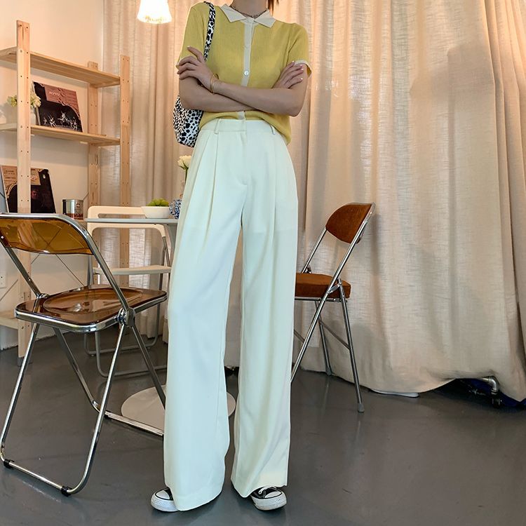 Wide-Leg Dress Pants dd8 MK Kawaii Store