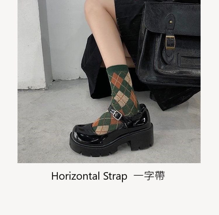 Platform-Heel Mary Janes BH1 MK Kawaii Store