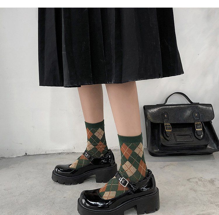 Platform-Heel Mary Janes BH1 MK Kawaii Store