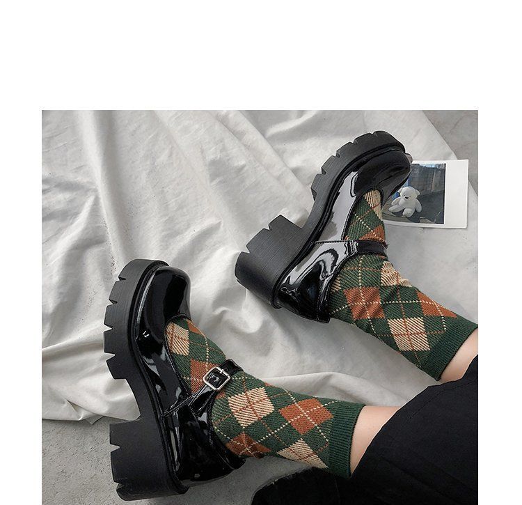 Platform-Heel Mary Janes BH1 MK Kawaii Store