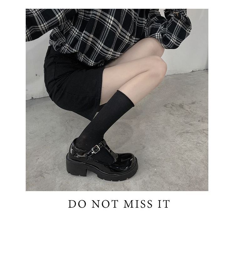 Platform-Heel Mary Janes BH1 MK Kawaii Store